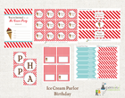 Old Fashioned Ice Cream Parlor Free Printables